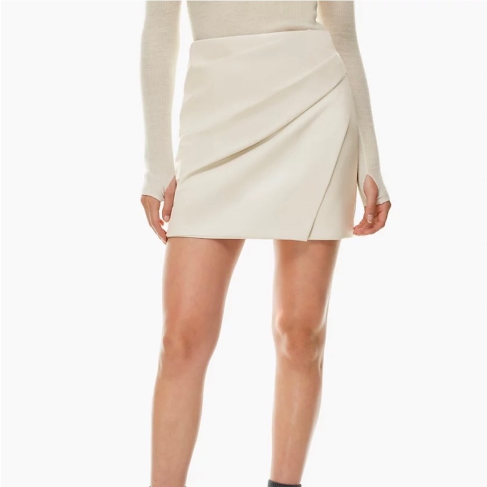 Aritzia Angie Vegan Leather Skirt